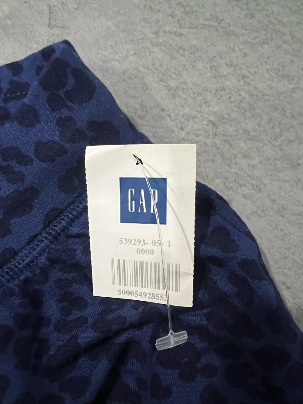 NWT Love by Gap Lounge Pajama Pant Jogger Bottoms in Blue Leopard Print